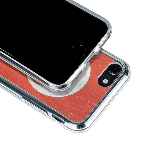 Turkish Flag Distressed iPhone SE (2nd & 3rd Gen) Clear Case